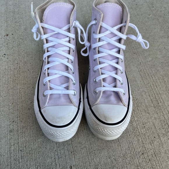 Converse Women's Chuck Taylor All Star Canvas Platform High-Top Sneakers - Picture 2 of 7